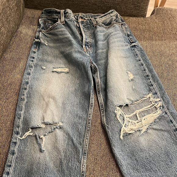 Ética Distressed Blue Jeans - Tyler Vintage Straight cut - Picture 8 of 15